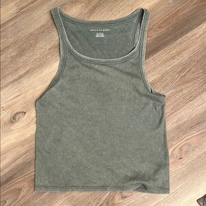 American Eagle Outfitters Sage Green Tank Top